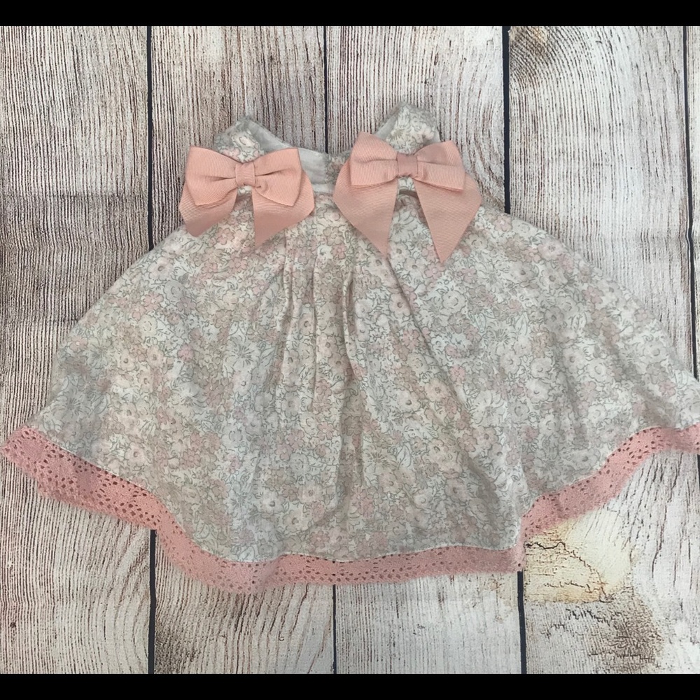 0-3M Savannah Dress w/diaper cover